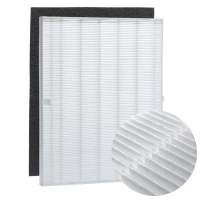 1 True HEPA  + 1 Carbon Replacement Filters A 115115 Size 21 for Winix PlasmaWave Air Purifier 5300 6300 5300-2 6300-2 P3